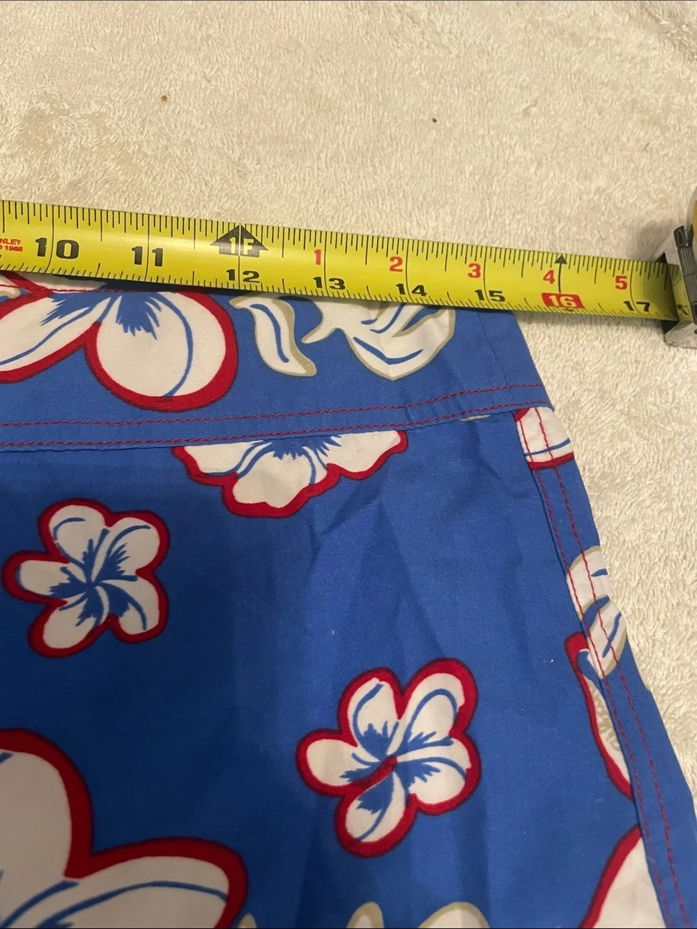 Aikane Surf Blue Floral Board Shorts